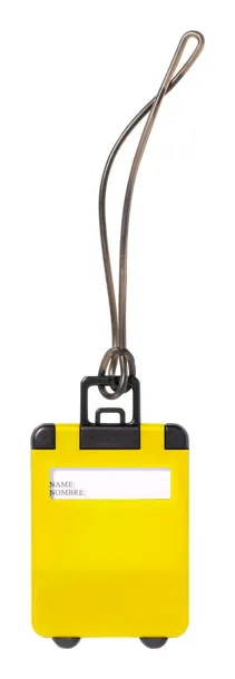 Cloris luggage tag Yellow