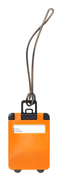 Cloris luggage tag Orange