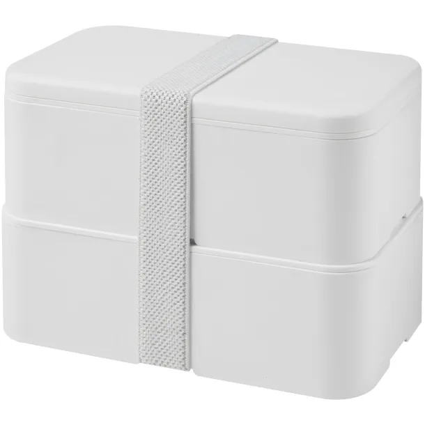 MIYO Pure double layer lunch box White White