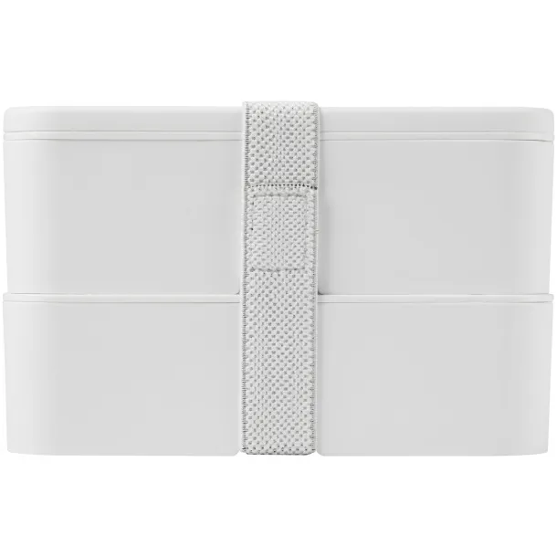MIYO Pure double layer lunch box White White