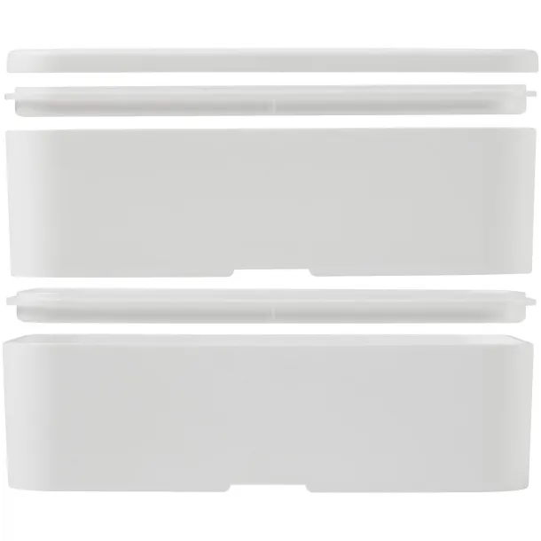 MIYO Pure double layer lunch box White White