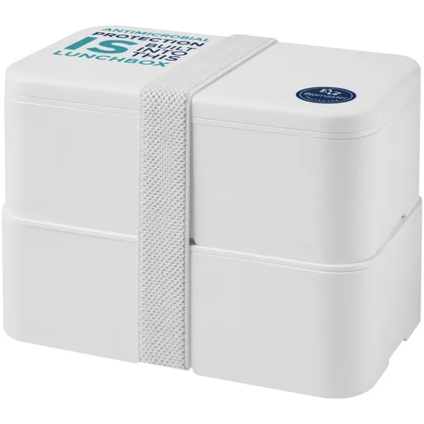 MIYO Pure double layer lunch box White White