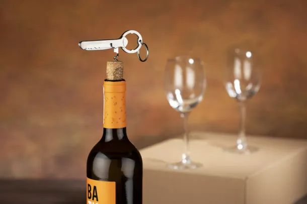 ALCO Keychain opener silver
