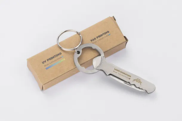 ALCO Keychain opener silver
