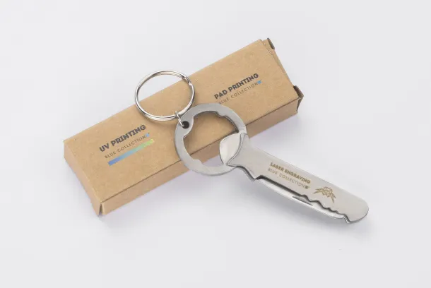 ALCO Keychain opener silver