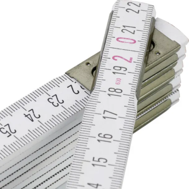 Jason Wooden Stabila foldable ruler - Stabila white