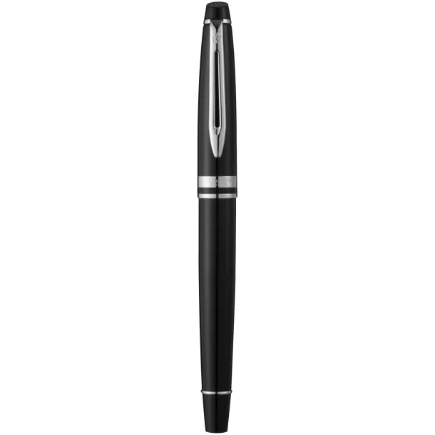 Expert fountain pen - Waterman Solid black Chrome