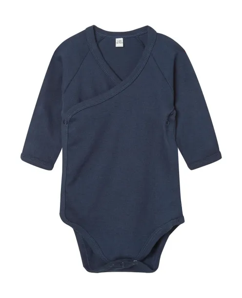  Baby kimono bodi s dugim rukavima - Babybugz Nautical Navy