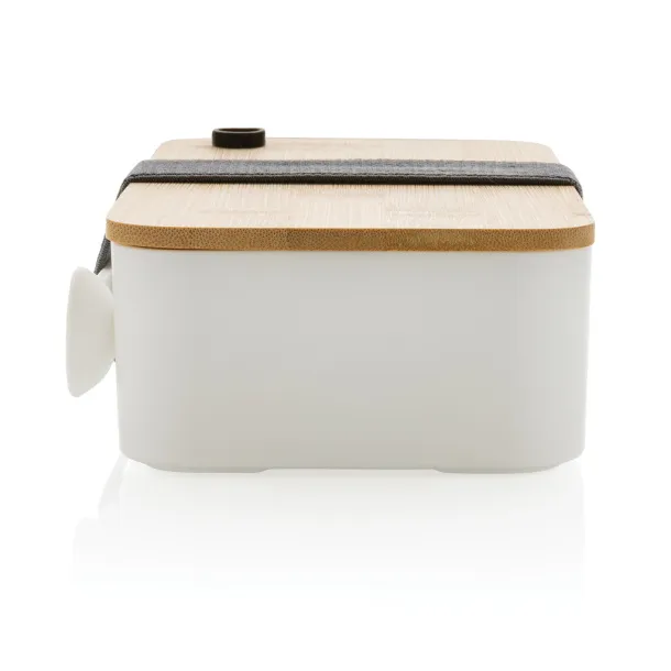  RCS RPP lunchbox with bamboo lid - XD Collection White 