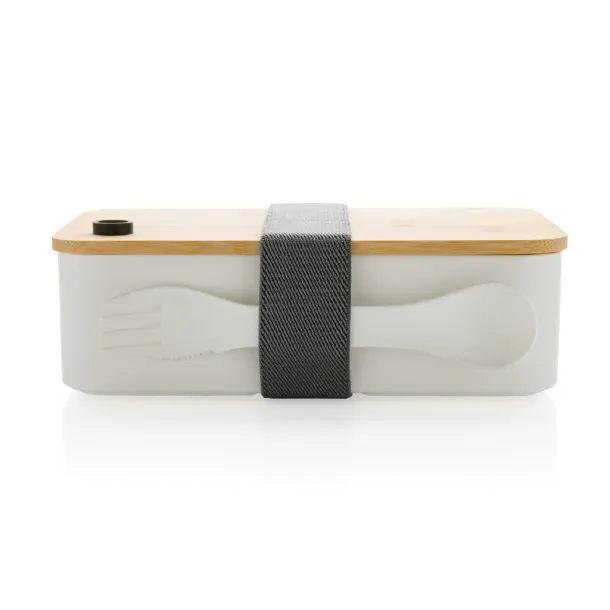  RCS RPP lunchbox with bamboo lid - XD Collection White 