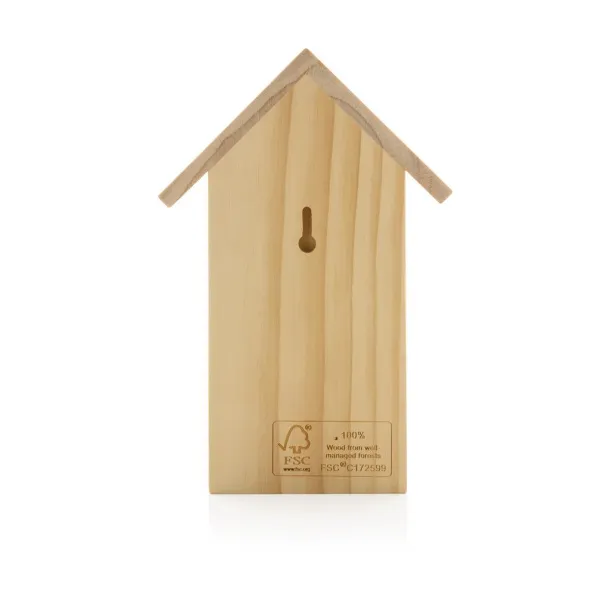  FSC® Wooden birdhouse - XD Collection Brown 