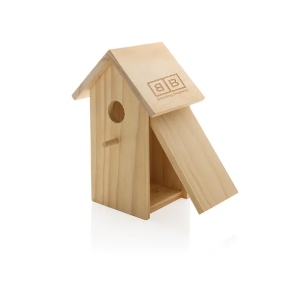  FSC® Wooden birdhouse - XD Collection Brown 