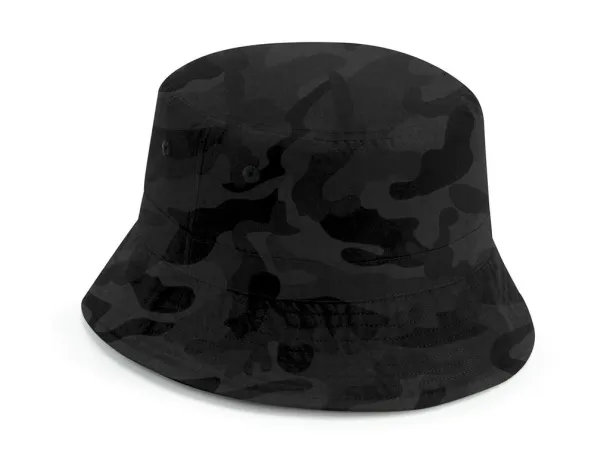  Recycled Polyester Bucket Hat - Beechfield Midnight Camo