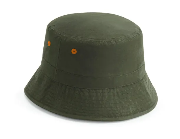  Recycled Polyester Bucket Hat - Beechfield Olive Green