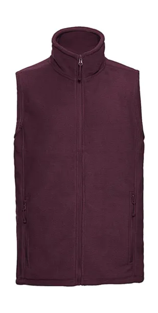  Men's Gilet Outdoor Fleece - Russell  Burgundy