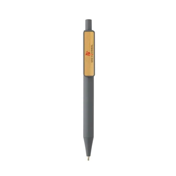  GRS RABS pen with bamboo clip - XD Collection Cool Grey 9 