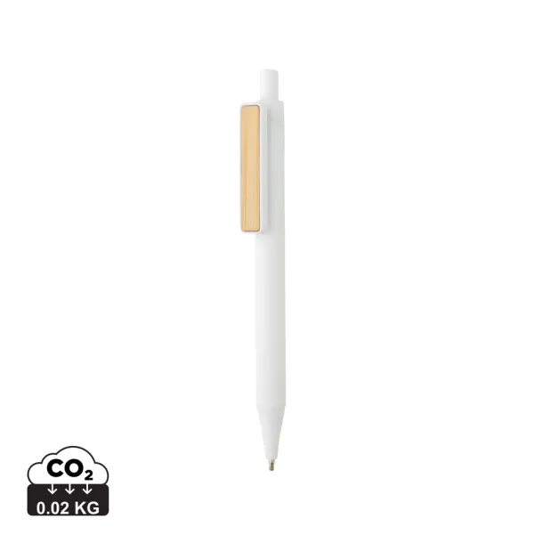  GRS RABS pen with bamboo clip - XD Collection White 