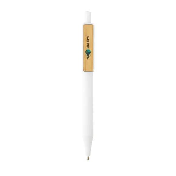  GRS RABS pen with bamboo clip - XD Collection White 