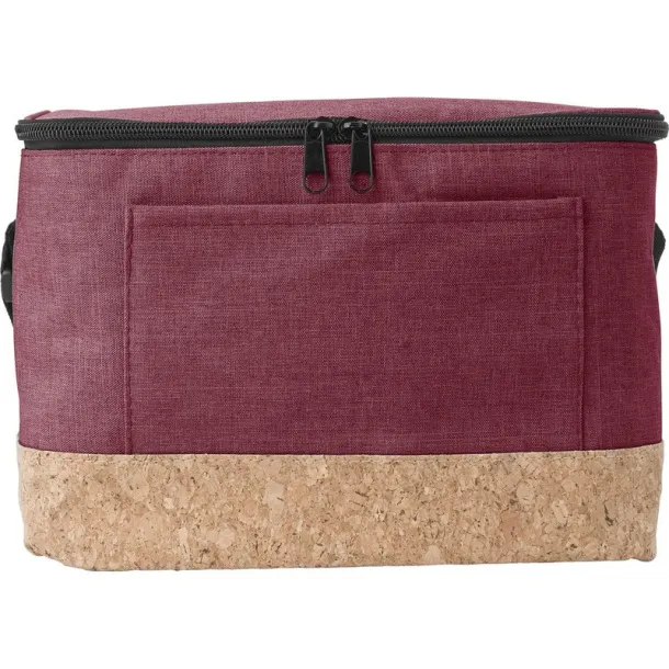  Cooler bag with cork finish Crvena