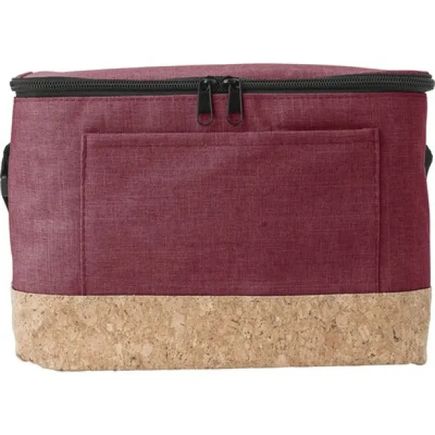  Cooler bag with cork finish red