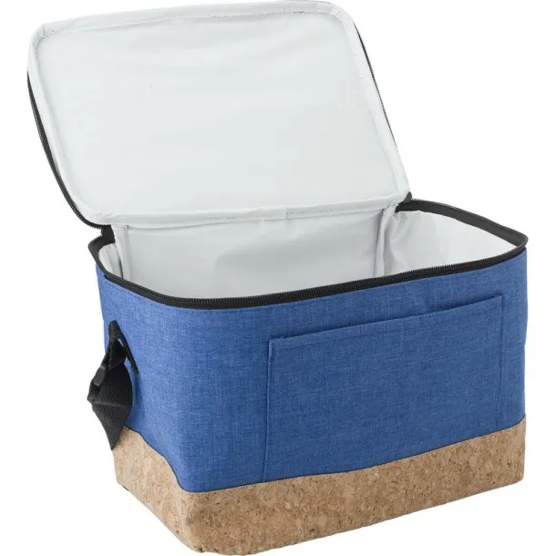  Cooler bag with cork finish blue