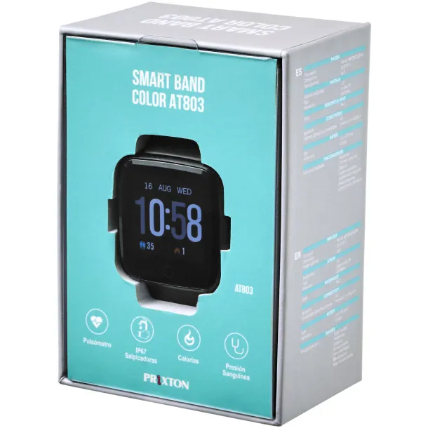 Prixton AT803 activity tracker with thermometer - Prixton Crna