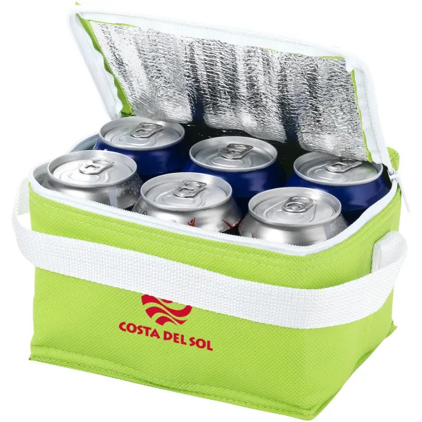 Spectrum 6-can cooler bag Lime