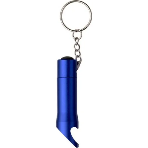  Keyring, bottle opener with LED light light blue