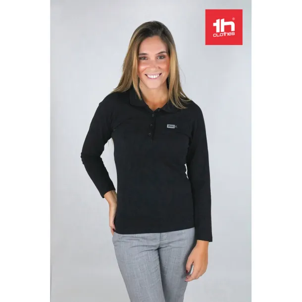 BERN WOMEN ženska polo majica dugih rukava, 210 g/m²