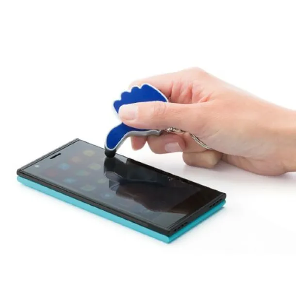  Keyring, touch pen "like it" with LED light Mornarski plava