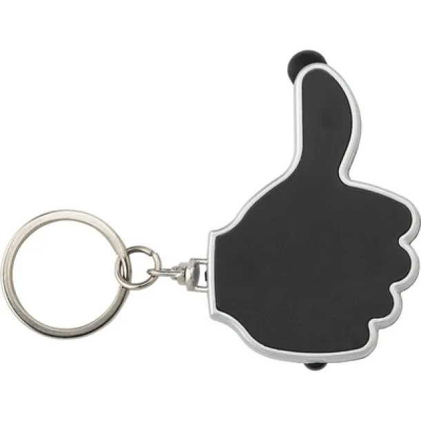  Keyring, touch pen "like it" with LED light black