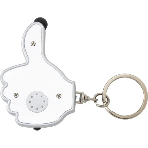  Keyring, touch pen "like it" with LED light white