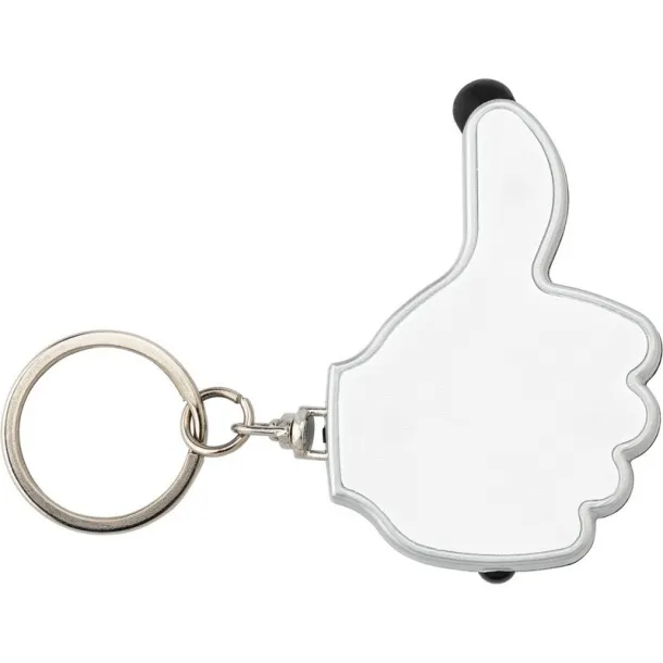  Keyring, touch pen "like it" with LED light white