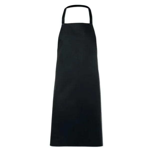 KITAB Kitchen apron in cotton Black