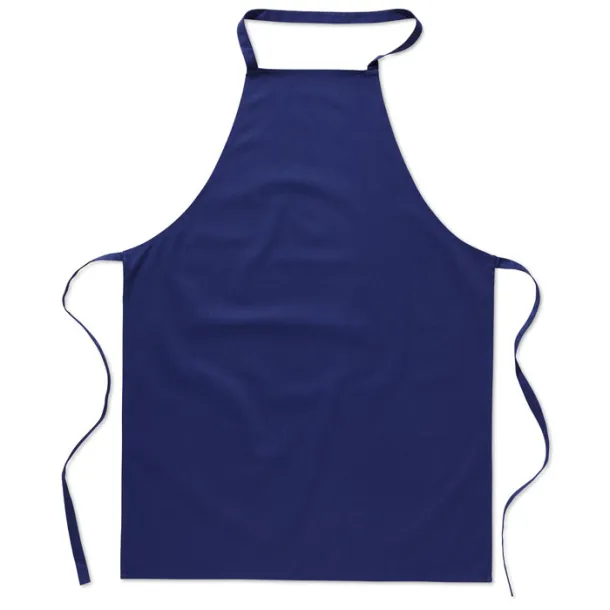 KITAB Kitchen apron in cotton Blue