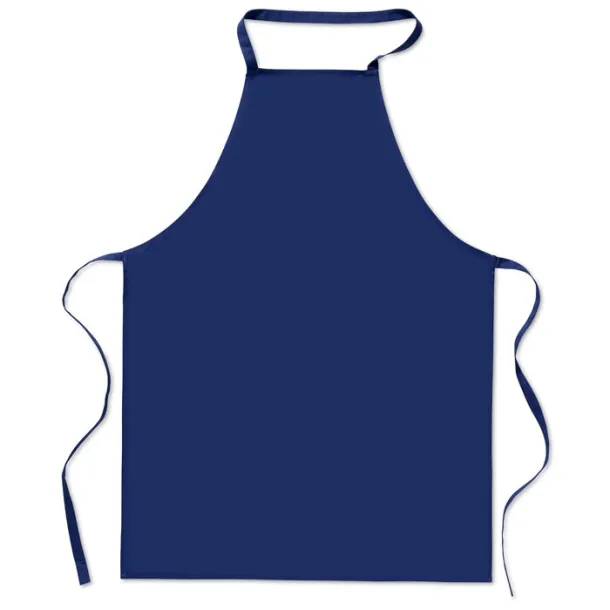 KITAB Kitchen apron in cotton Blue