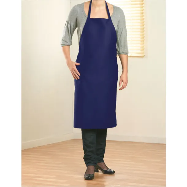 KITAB Kitchen apron in cotton Blue