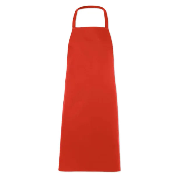 KITAB Kitchen apron in cotton Red