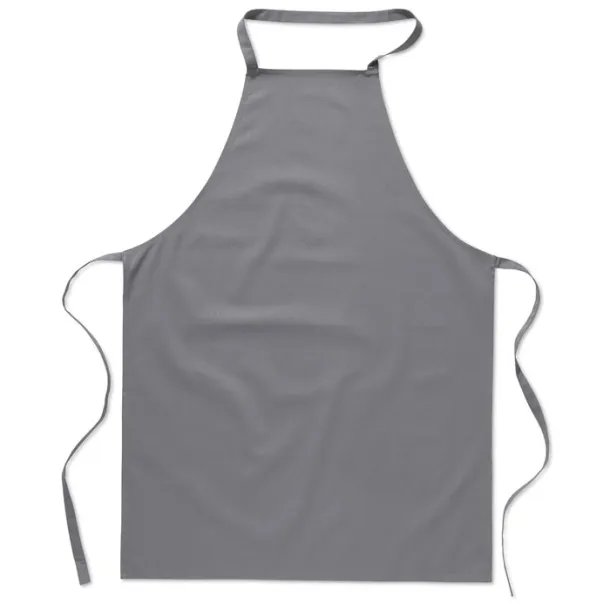 KITAB Kitchen apron in cotton Grey