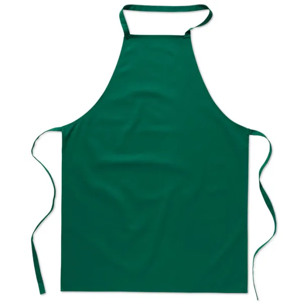 KITAB Kitchen apron in cotton Green