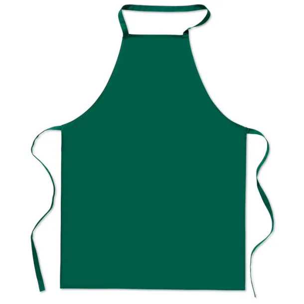 KITAB Kitchen apron in cotton Green