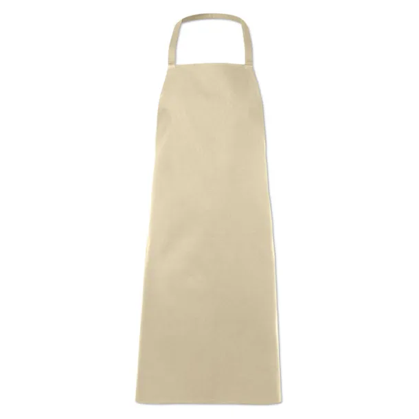 KITAB Kitchen apron in cotton Beige