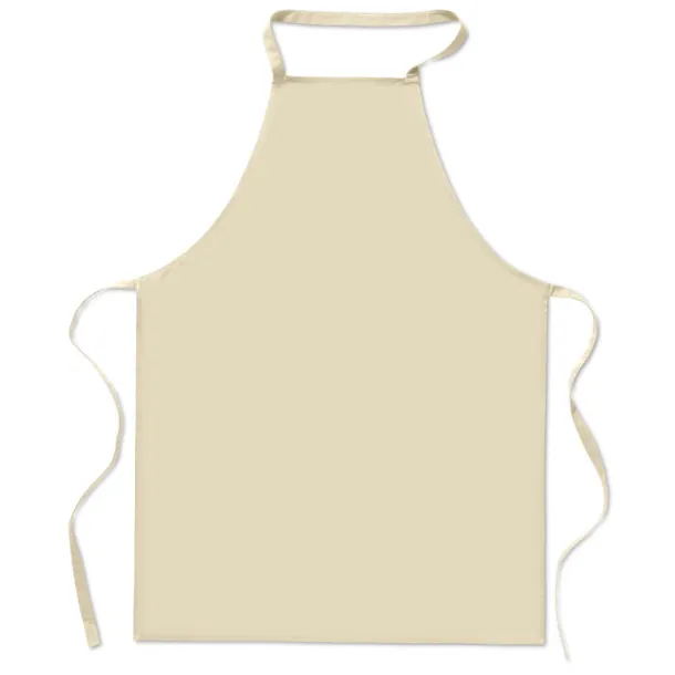 KITAB Kitchen apron in cotton Beige