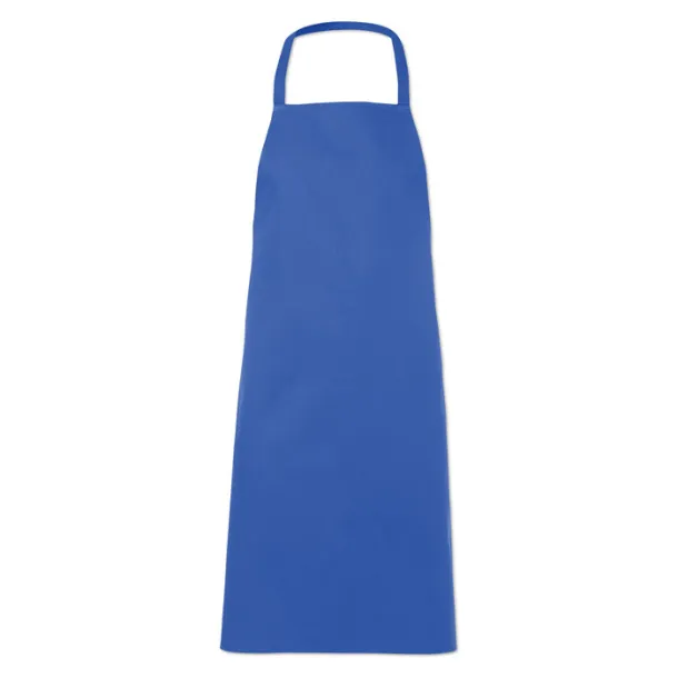 KITAB Kitchen apron in cotton Royal blue