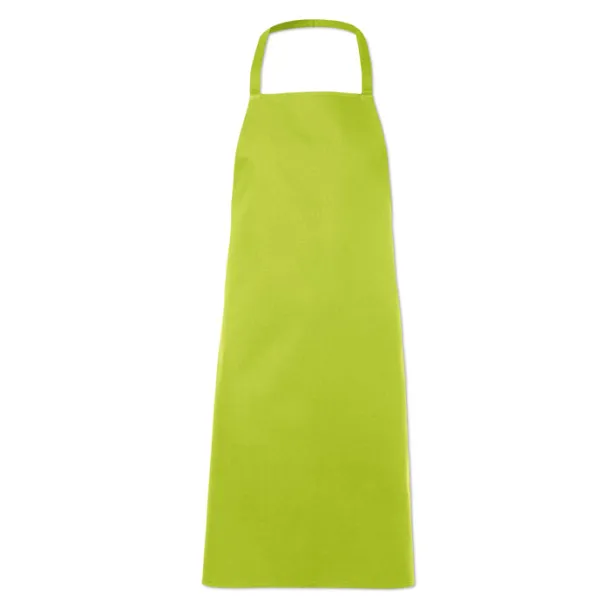 KITAB Kitchen apron in cotton Lime