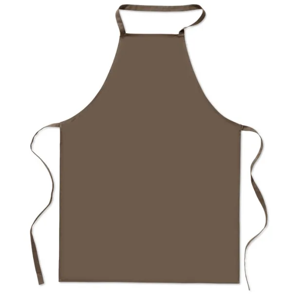 KITAB Kitchen apron in cotton Taupe