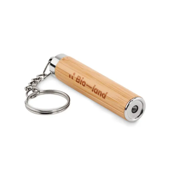 PIANTI Mini bamboo torch with keyring Wood