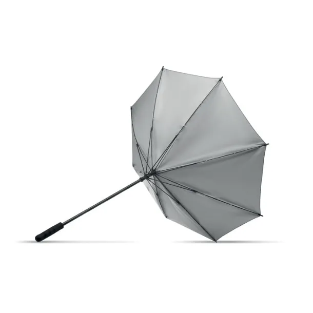 VISIBRELLA Reflective windproof umbrella Matt Silver