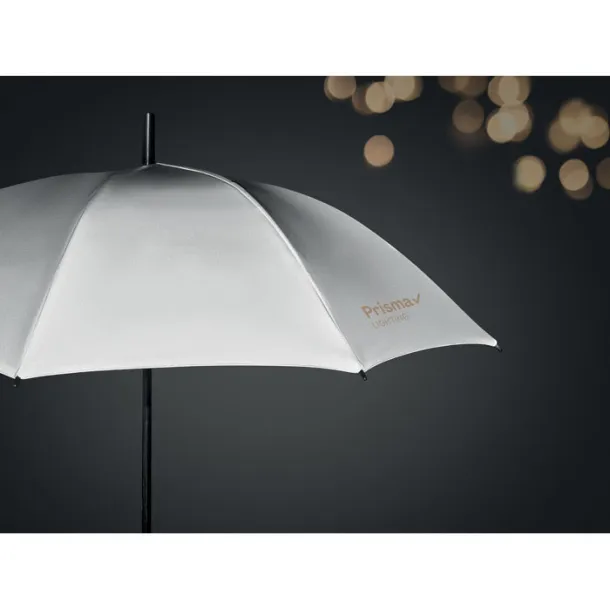 VISIBRELLA Reflective windproof umbrella Matt Silver