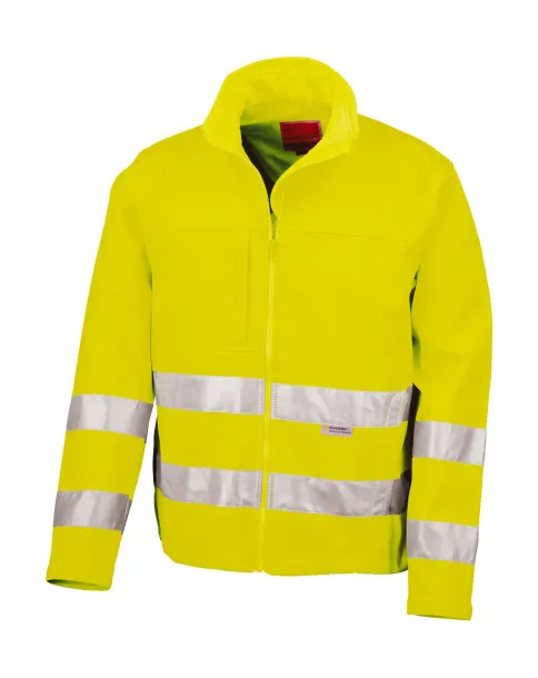  Hi-Vis sigurnosna softshell jakna - Result Safe-Guard Fluorescent Yellow